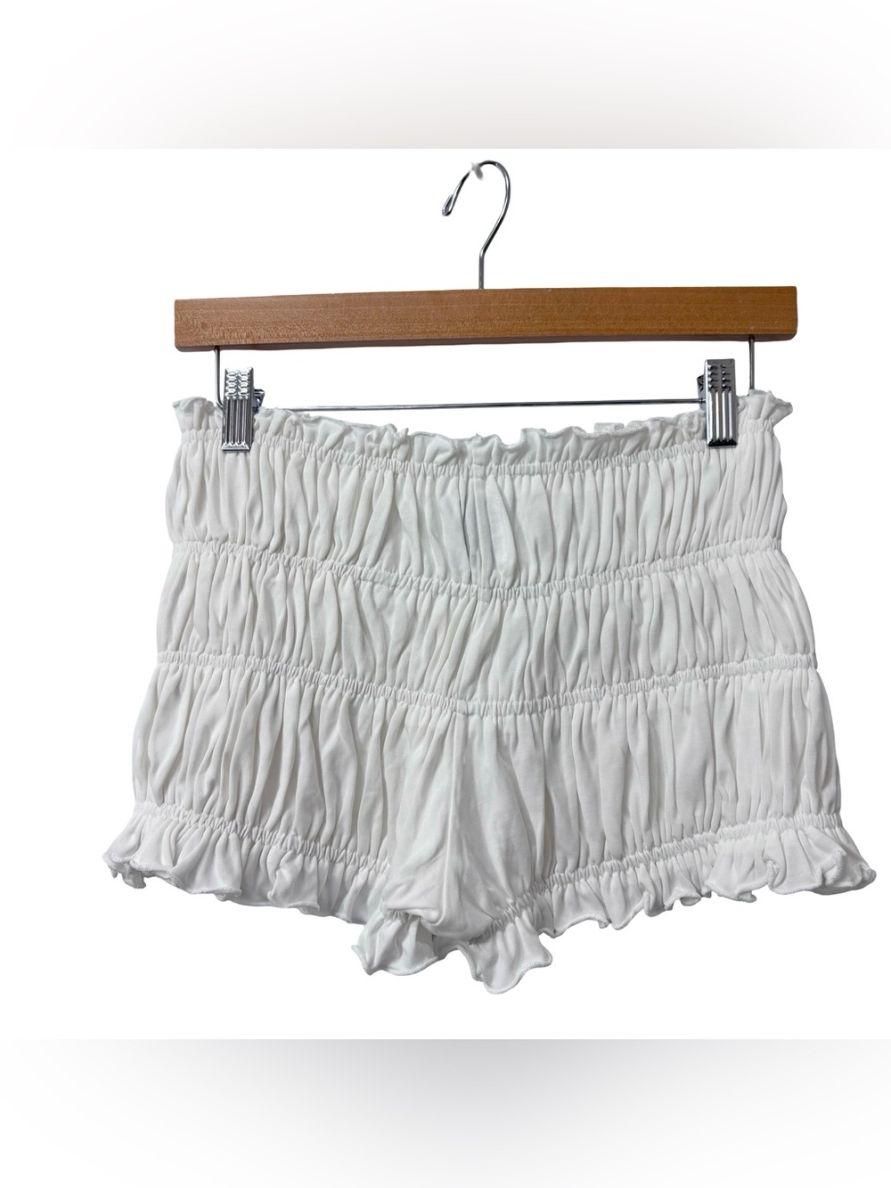 With Jean bea bloomer Ruched shorts White Size XXS - Picture 9 of 10